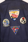1968 Contract US Navy Anti-Submarine Patrol Mechanic Deck Jacket with locally made patches, used.