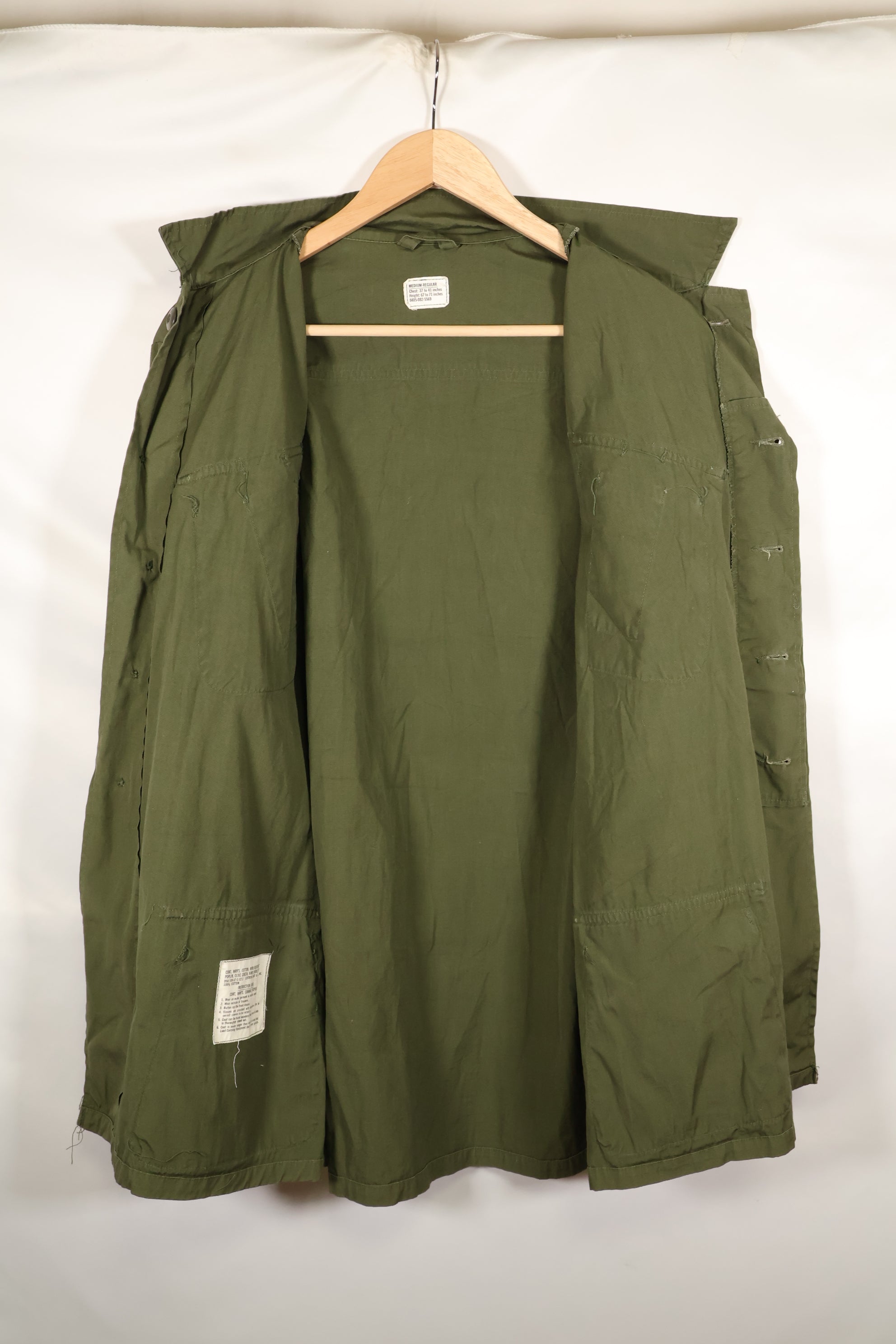 1967 Contract M-R 3rd Model Jungle Fatigue Jacket in good used condition