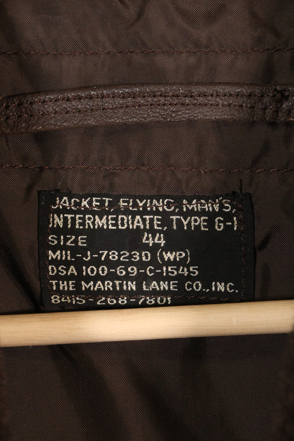 1969 Contract Size 44 US Navy G-1 Flight Jacket Large Size Used