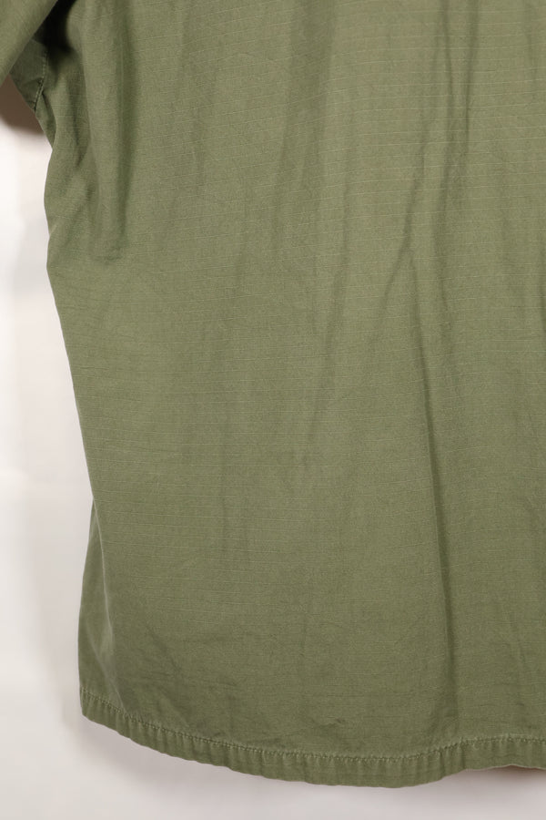 1968 Contract M-S 4th Model Jungle Fatigue Jacket with USAF Tape Short Sleeves Modified Used