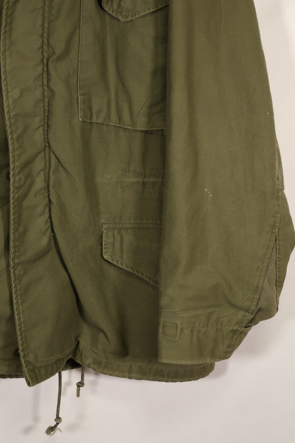 Real owned by former SF member, first model M65 field jacket, estimated 1965-1966, used.