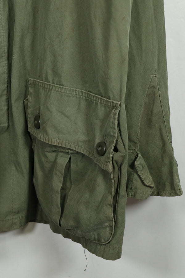 Real 1963 1st Model Jungle Fatigue Jacket MEDIUM-LONG, used with fading.