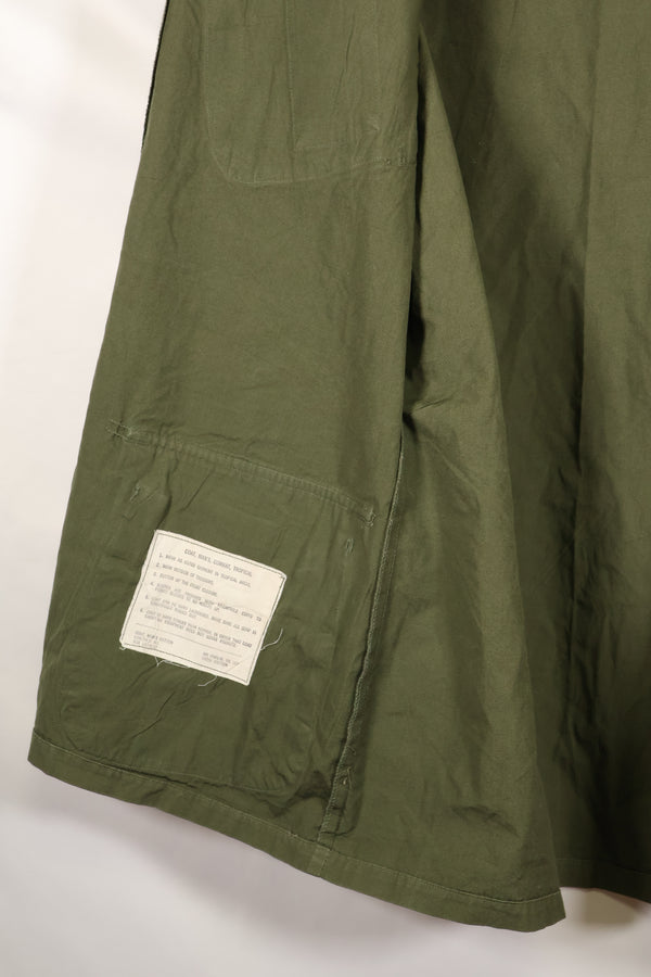 Circa 1966-67 M-R 3rd Model Jungle Fatigue Jacket with patches, good condition.
