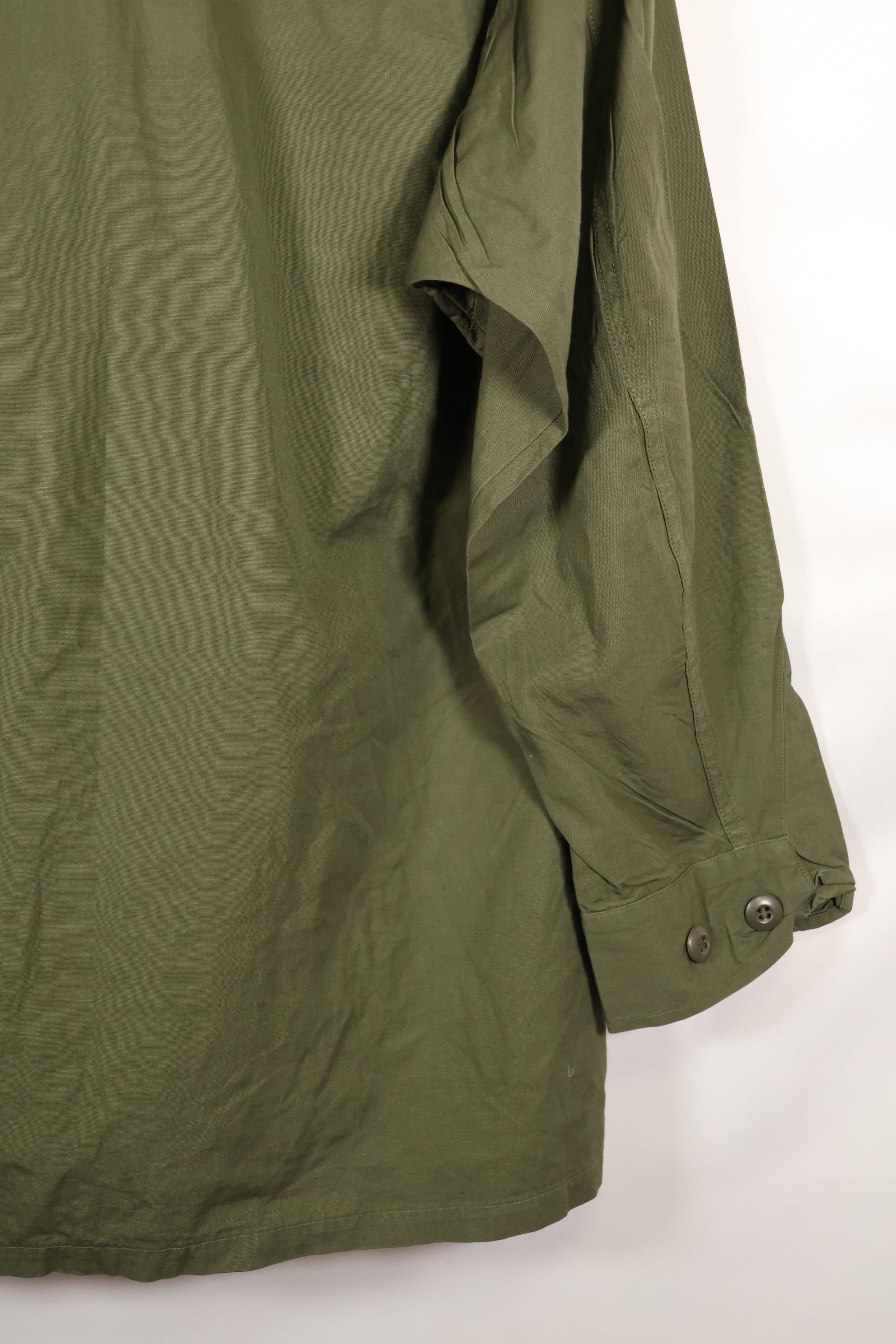 Circa 1966-67 M-R 3rd Model Jungle Fatigue Jacket with patches, good condition.