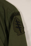 Real 1967 3rd Model Jungle Fatigue S-S with Green Beret Okinawa made SSI, never used.