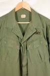 1968 Contract M-S 4th Model Jungle Fatigue Jacket, used, with US ARMY tape.