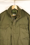 1967 Contract, M-R, U.S. Military, 2nd Model M65 Field Jacket, Aluminum Zipper, With Liner, Used