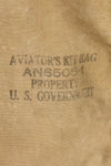 1940s U.S. Army Air Corps USAAF Pilot Kit Bag, used.
