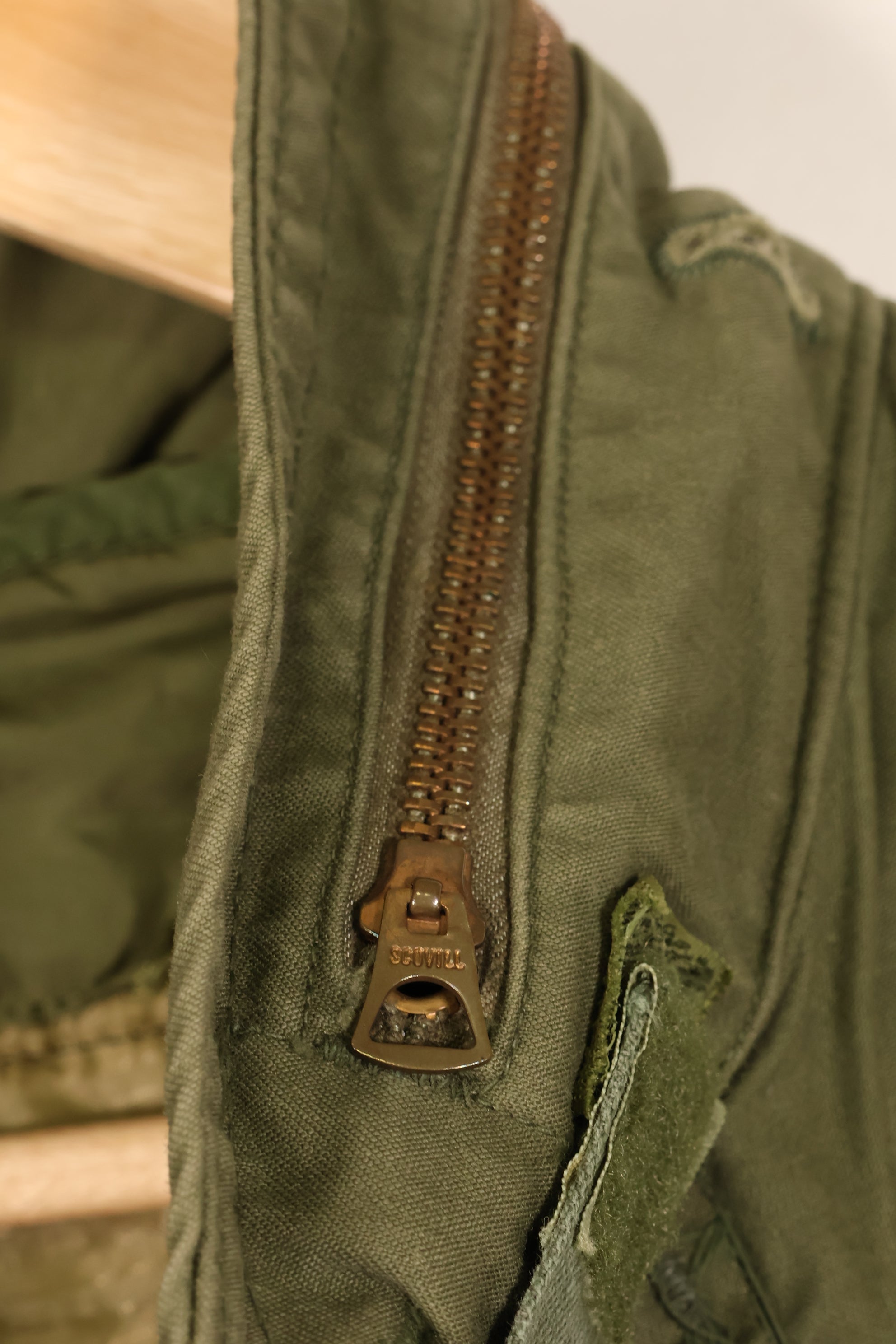 1974 Contract, S-R, U.S. Military, M65 Field Jacket, 3rd Model with Liner, Used