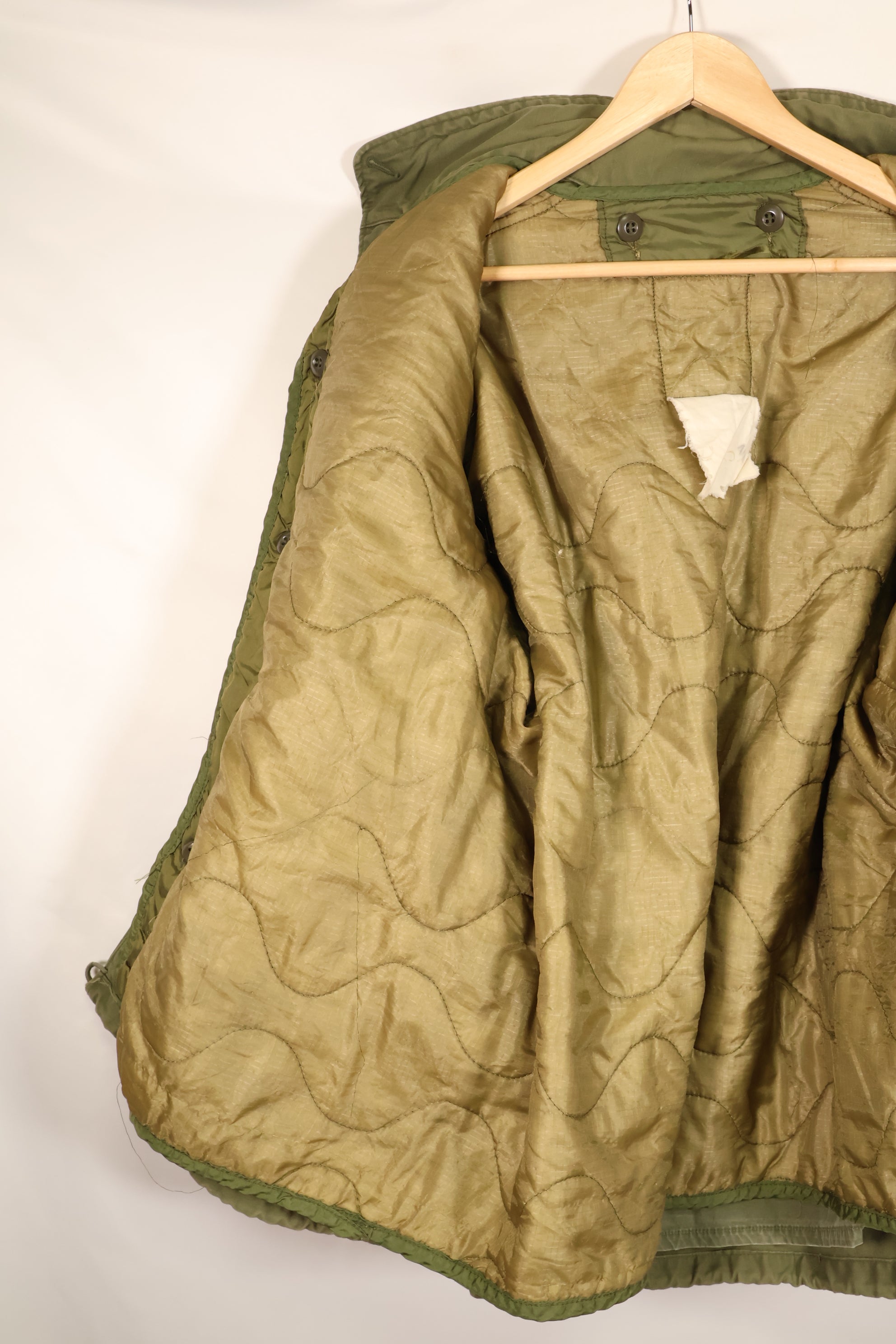 1974 Contract, S-R, U.S. Military, M65 Field Jacket, 3rd Model with Liner, Used