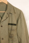 1940's U.S. Marine Corps USMC P-47 HBT Utility Jacket Used