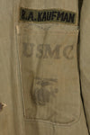 1940's U.S. Marine Corps USMC P-47 HBT Utility Jacket Used
