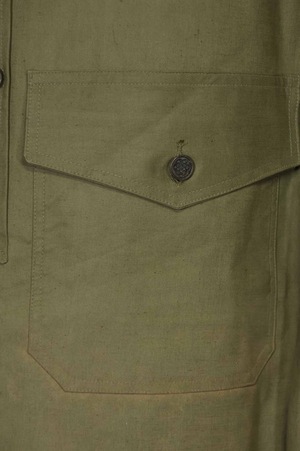 1940s-early 50s U.S. Navy, Army button deck pants, rain pants, used, A