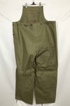 1940s-early 50s U.S. Navy, Army button deck pants, rain pants, used, A