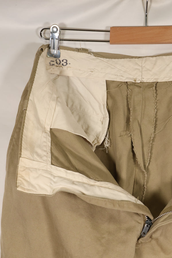 1960s U.S. Army khaki pants, chinos, used, C