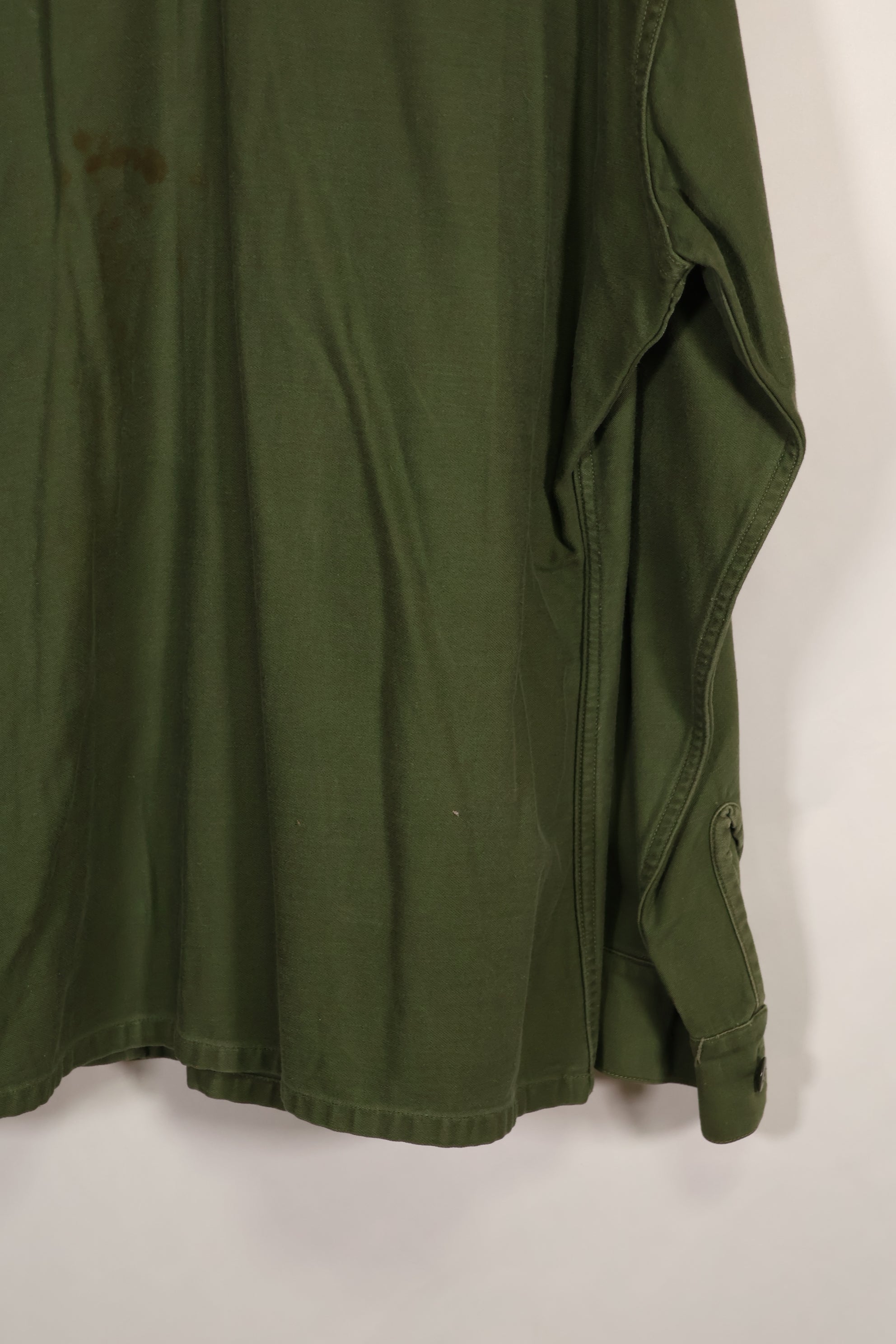 Real 1950's USMC P56 OG-107 Utility Shirt, used.