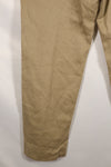 1960s U.S. Army khaki pants, chinos, used, C