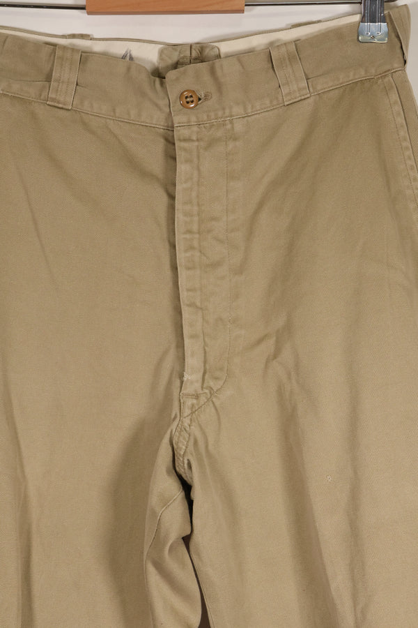 1970's Small Size U.S. Army Khaki Pants, used, used.