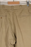 1970's Small Size U.S. Army Khaki Pants, used, used.