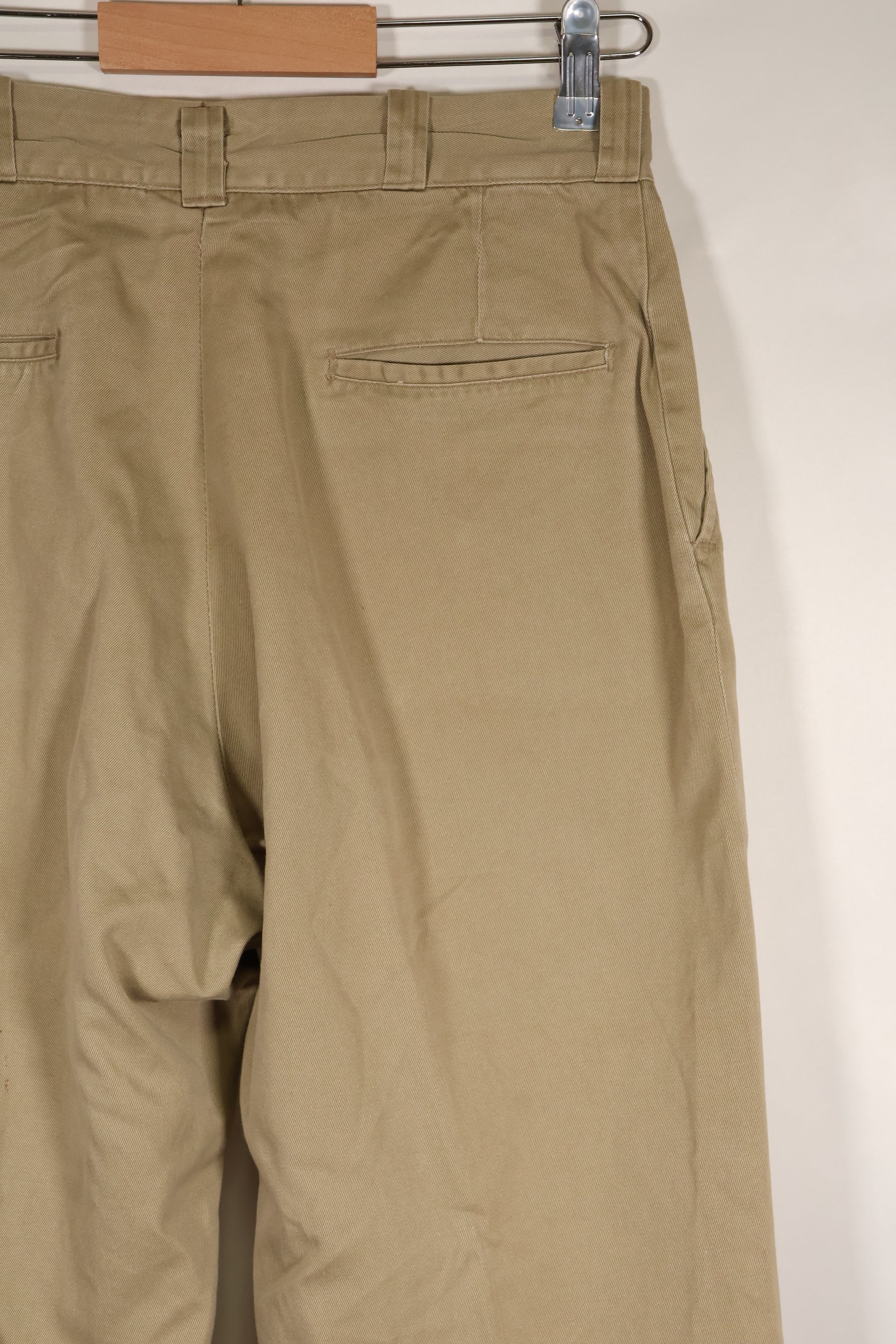 1970's Small Size U.S. Army Khaki Pants, used, used.