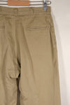 1970's Small Size U.S. Army Khaki Pants, used, used.