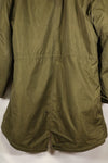 Early 1950s M51 Field Parka with fishtail wool pile liner, used.