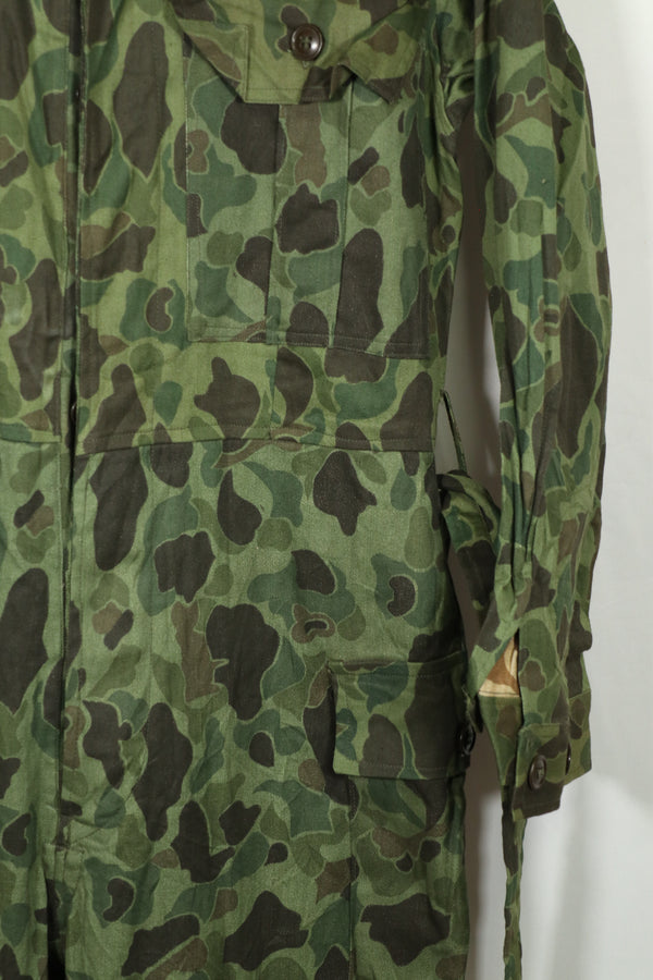 Real South Korean Army Duck Hunter Camouflage Coveralls, unused.