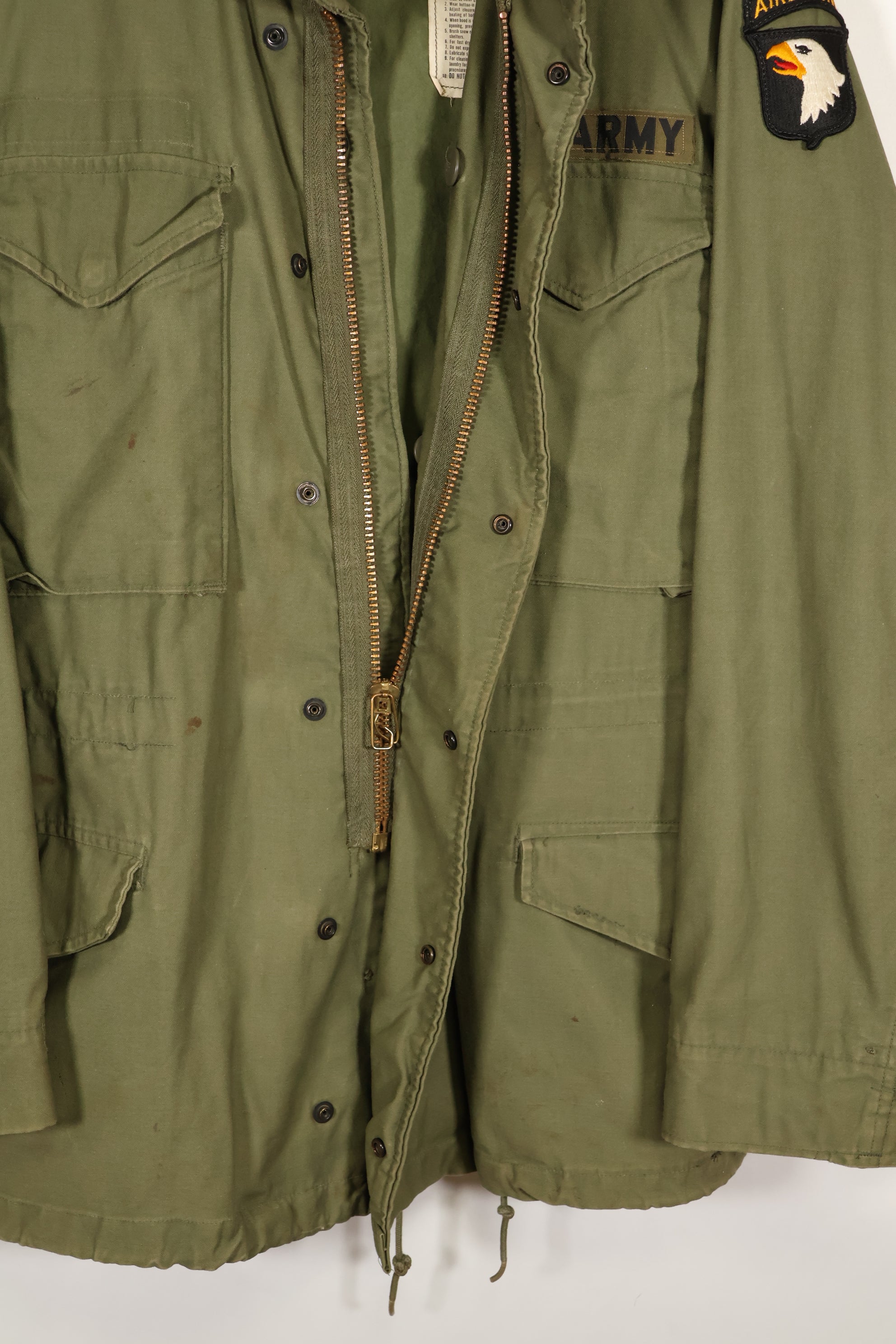 1975 Contract S-R 3rd Model M65 Field Jacket Used