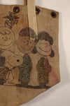 Custom-Made Item: Modified WWII U.S. Navy Duffle Bag with Tiger Stripe Pattern and Snoopy Motif by LA Kitzfitz