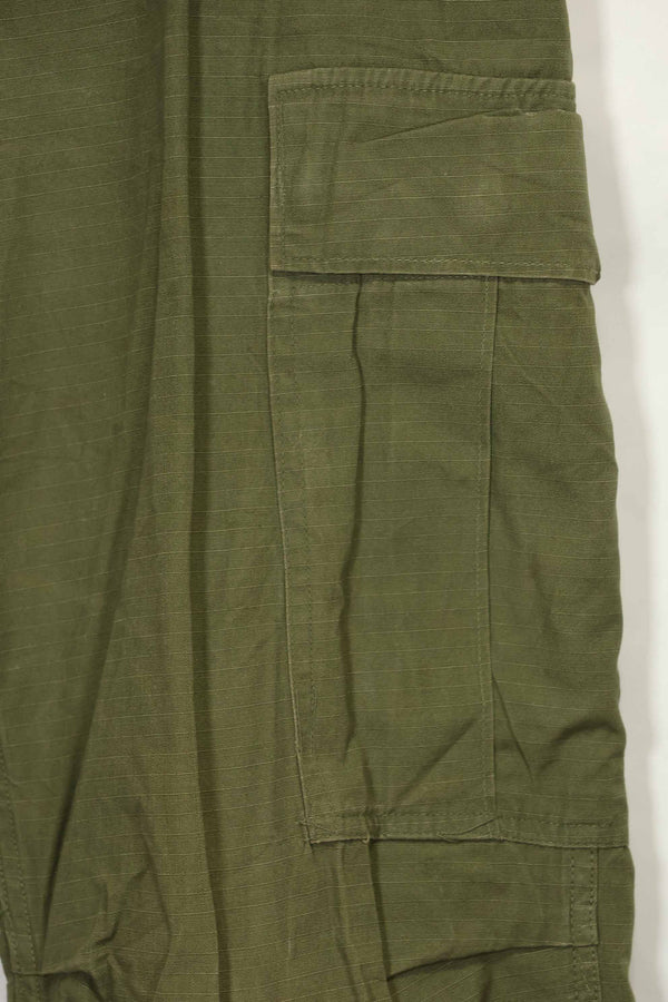 1969 Contract 4th Model Ripstop Jungle Fatigue Pants S-S Used