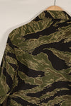 Real Okinawa Tiger Pattern Tiger Stripe Jungle Fatigue Jacket Used