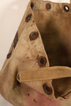 Custom-Made Item: Modified WWII U.S. Navy Duffle Bag with Tiger Stripe Pattern and Snoopy Motif by LA Kitzfitz