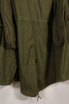1977 Contract S-R U.S. Army M65 Field Parka, good condition, used.