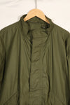 1970 Contract M-R Deadstock US Army M65 Field Parka, aluminum zipper, long term storage.