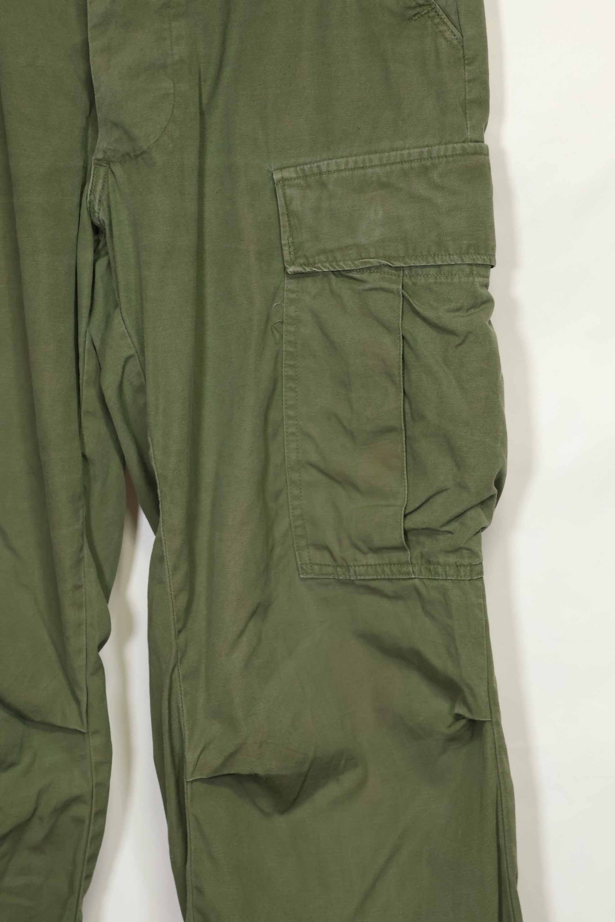 1967 Contract 3rd Model Non Ripstop Jungle Fatigue Pants S-R Used