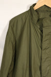 1970 Contract M-R Deadstock US Army M65 Field Parka, aluminum zipper, long term storage.