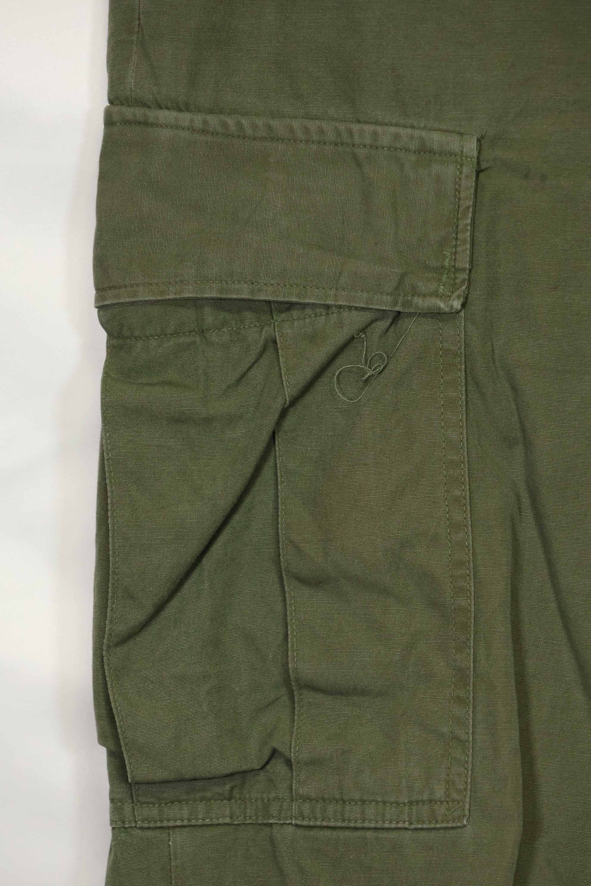 1967 Contract 3rd Model Non Ripstop Jungle Fatigue Pants S-R Used