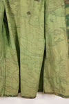 1968 Contract L-R Ripstop ERDL Camouflage Jungle Fatigue Jacket in good used condition