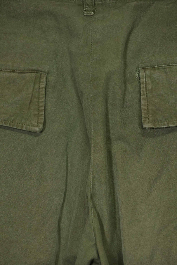 1967 Contract 3rd Model Non Ripstop Jungle Fatigue Pants S-R Used