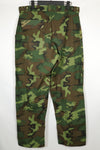 Civilian Product Real fabric non ripstop ERDL camouflage hunting pants, unused.