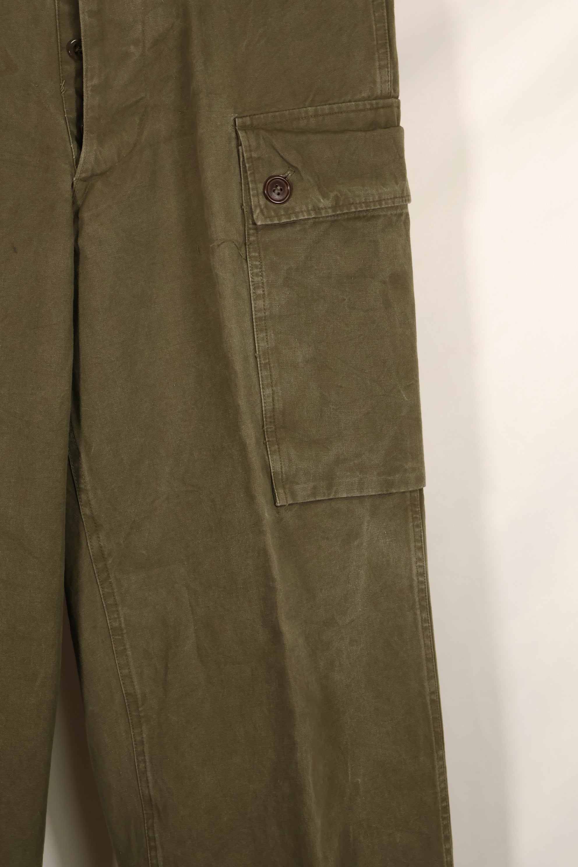 Real 1959 Dutch Army double face field pants in good condition.