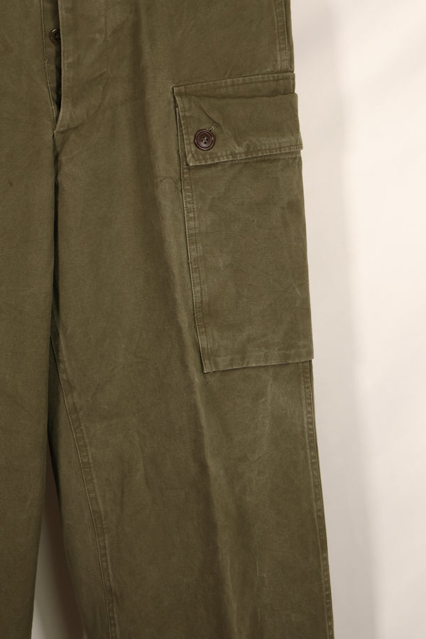 Real 1959 Dutch Army double face field pants in good condition.