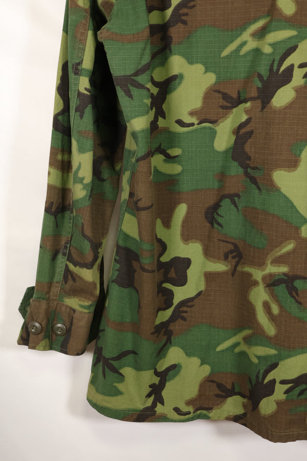 1969 Contract M-R Ripstop ERDL Camouflage Jungle Fatigue Jacket in good used condition