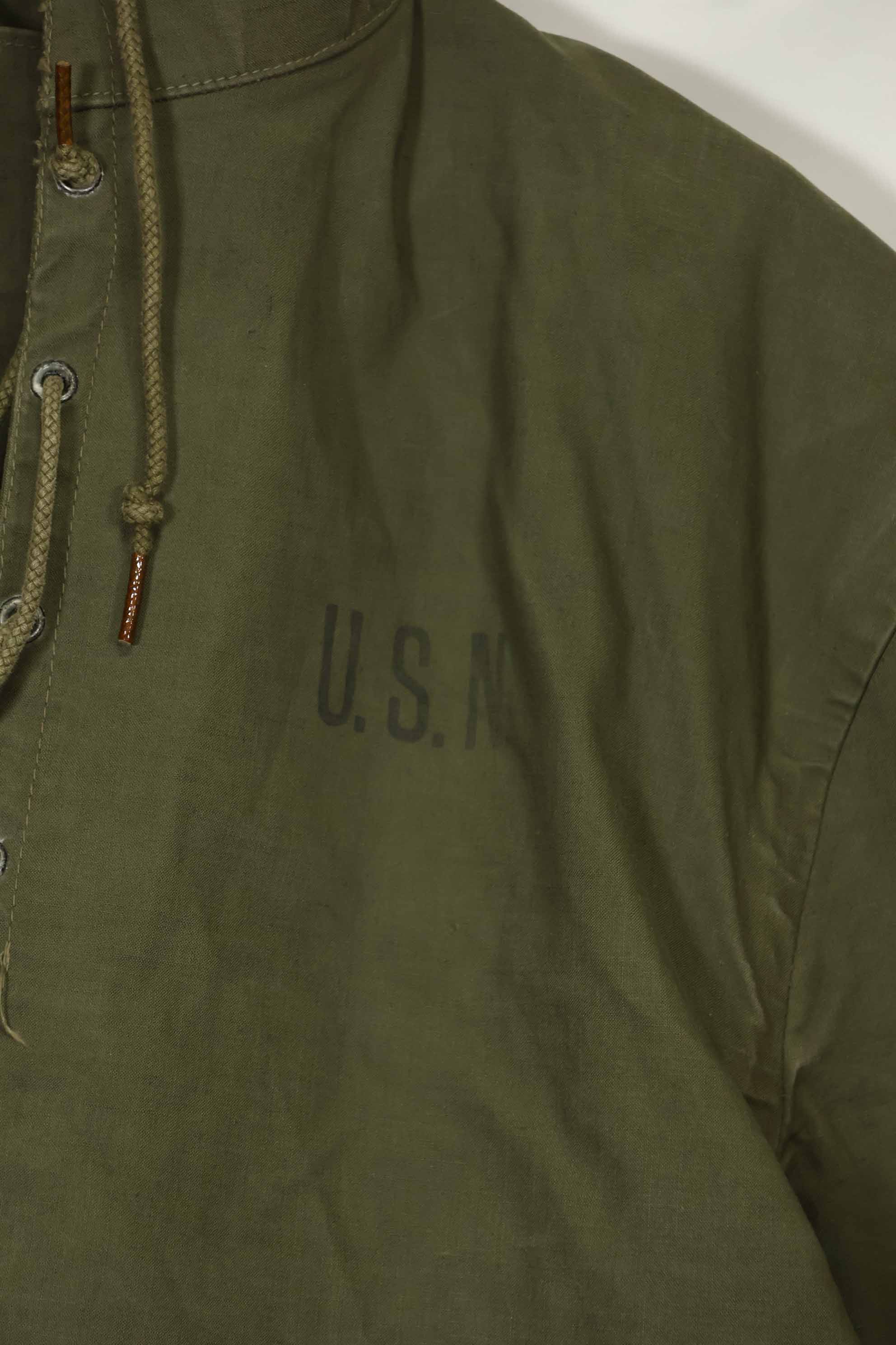 1950's U.S. Navy Deck Jacket Rain Jacket, Used, B