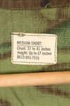 1969 Contract M-S Ripstop ERDL Camouflage Jungle Fatigue Jacket, faded, used, B