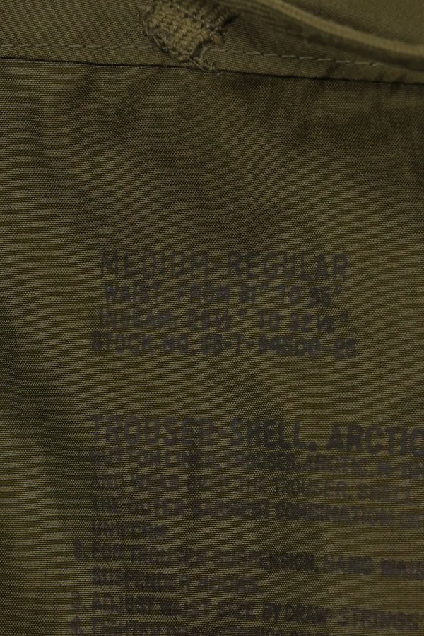 1952 Contract M-R M51 Cold Weather Pants Shell only, almost unused.