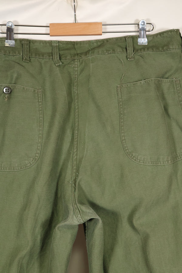1960s lot, estimated 36 approx USMC P-56 utility pants, used.
