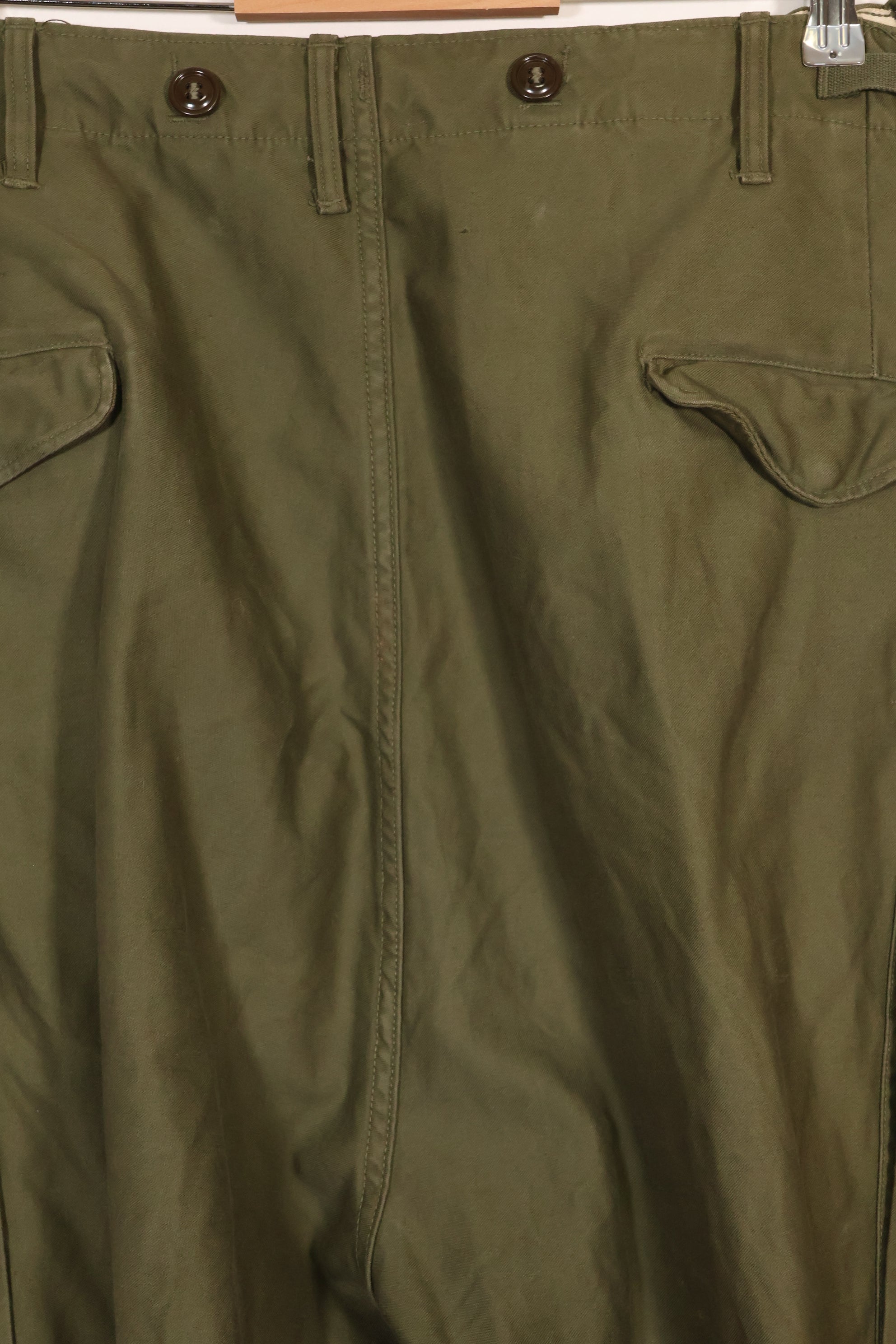 1953 Contract Large Size US Army M-1951 Field Pants Cargo Pants Used