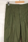 1968 Contract US Army OG-107 Utility Pants Baker Pants, nearly unused.