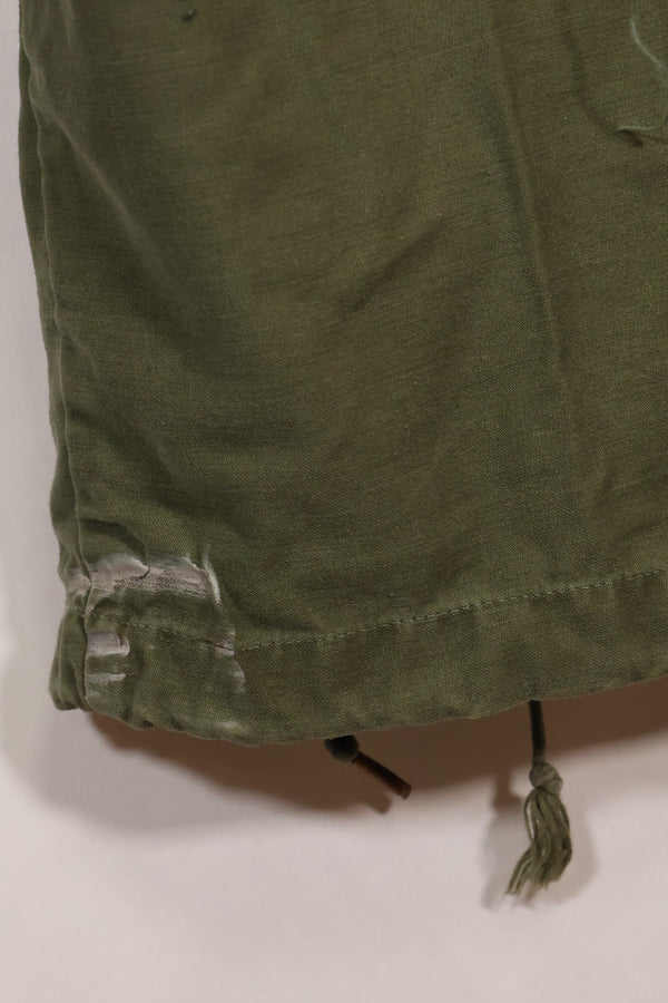 1960s-70s, estimated M-R U.S. Army M65 cotton field pants, used.